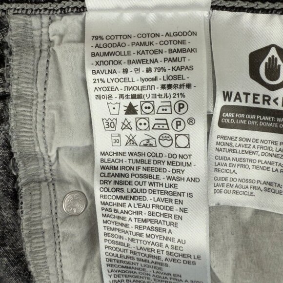 Levi's Ribcage Straight Grey Denim Jeans Women's Size 27x25 - Picture 9 of 13